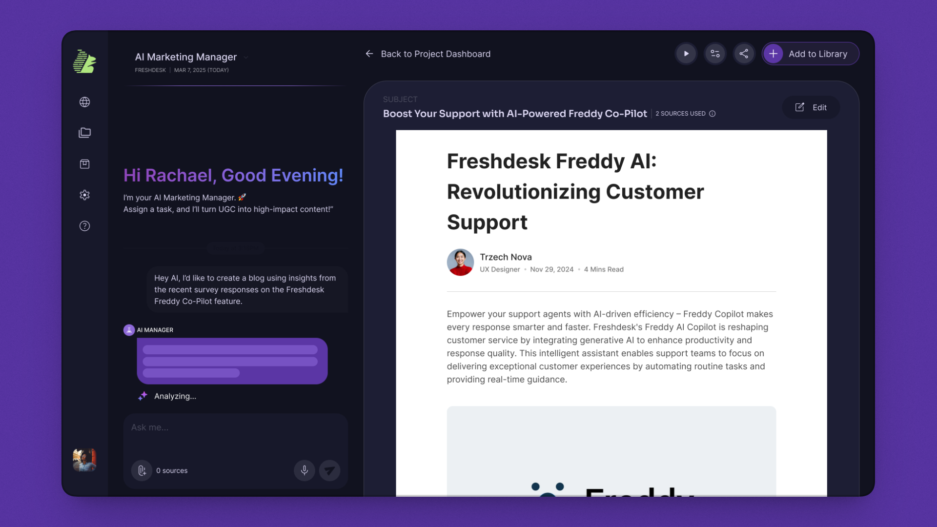 Email template flow continued